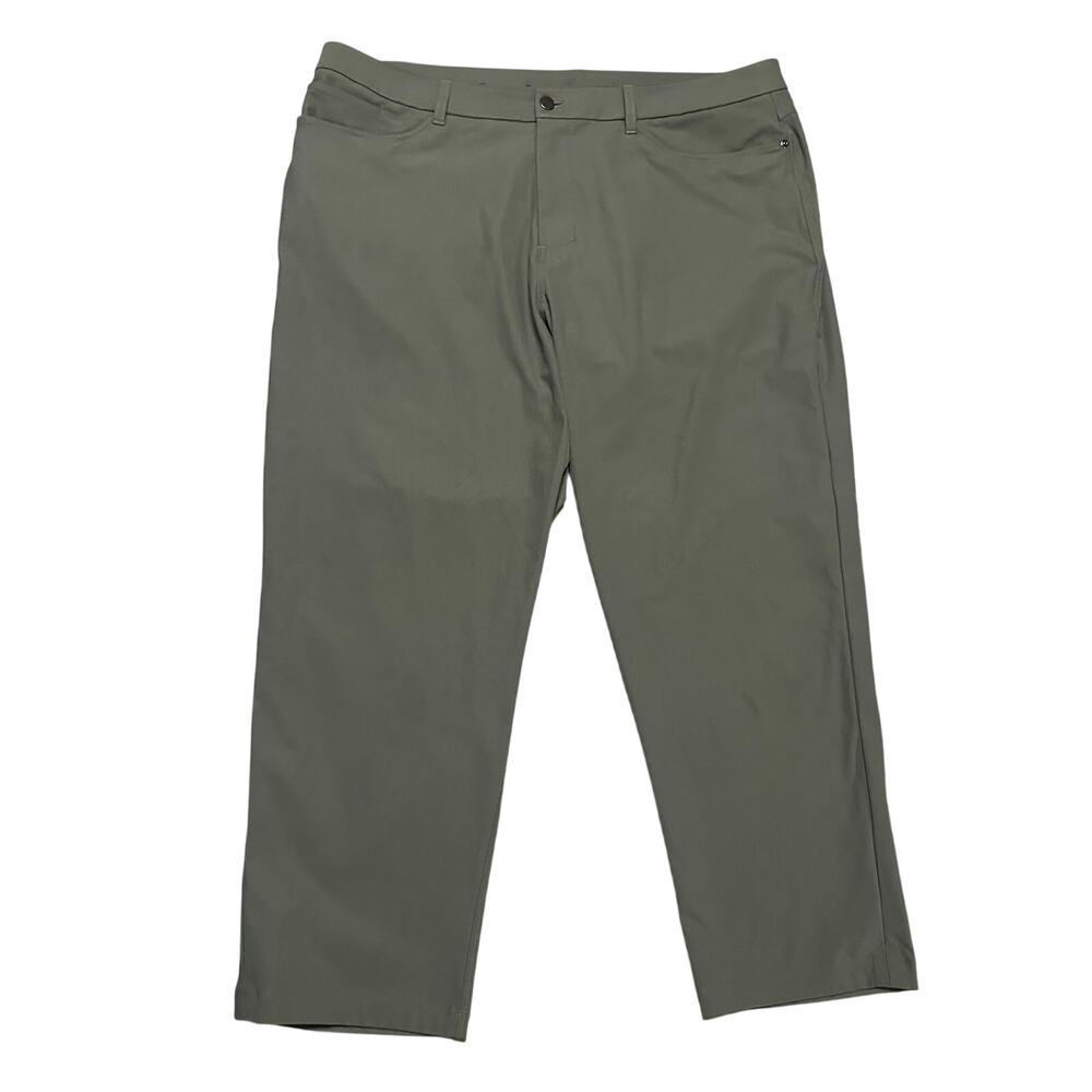 Lululemon ABC Relaxed-Fit 5 Pocket Pant 30" *Warpstreme Army Green‎ Size 40